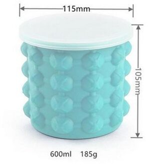 Siliconen Ijsblokjedienbladen Mallen Ijsemmer Ruimtebesparend Ijs Genies Ice Ball Maker Draagbare Silicon Ice Cube Maker
