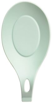 Siliconen Isolatie Lepel Rest Hittebestendige Placemat Drank Glas Coaster Lade Lepel Pad Eet Mat Pannenlap Keuken Accessoires Water groen