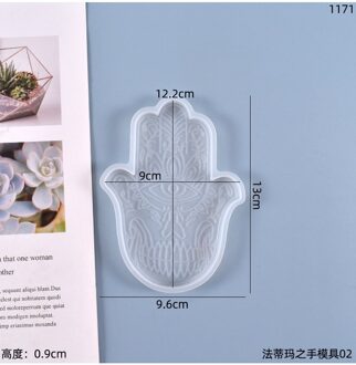 Siliconen Kaars Zeep Handen Van Fatima Set Mold Diy Siliconen Mal Voor Zeep Hanger Maken Kaars Transparante Epoxyhars B