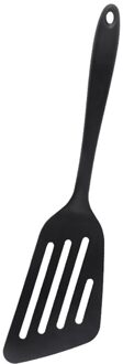 Siliconen Keuken Koken Turner Ingelaste Koken Spatel Kookgerei Non Stick Kookgerei Voor Thuis Keukengerei zwart