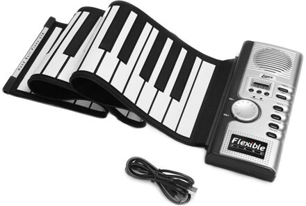 Siliconen Kinderen Flexibele Elektrische 61 Toetsen Piano Toetsenbord Opvouwbaar Soft Roll Up Digital