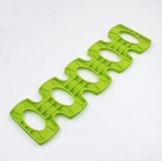 Siliconen Koelkast Anti-Slip Pad Bier Flessen Blikjes Organizer Rack Houder Space Saver Stapelen Tool Keuken Organizer Gereedschap nieuw groen
