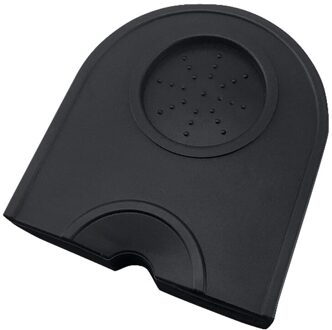 Siliconen Koffie Tamper Mat Anti-Slip Pad Thuis Koffie Thee Gereedschap Espresso Sabotage Mat DFK889 zwart klein