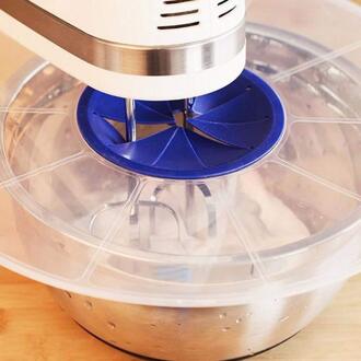 Siliconen Kom Covers 30Cm Plastic Ei Kom Gardes Screen Cover Beat Ei Cilinder Bakken Splash Guard Keuken Tool