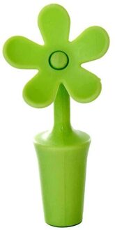 Siliconen Kurk Fles Cap Opknoping Bier Wijn Stopper Plug Cover Verse Houden Sealers Anti-verloren Thuis Kitchen Tools groen