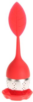 Siliconen Loose Tea Leaf Zeef Herbal Spice Zetgroep Filter Diffuser Draagbare Hittebestendig Thee Zetgroep 01