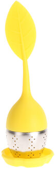 Siliconen Loose Tea Leaf Zeef Herbal Spice Zetgroep Filter Diffuser Draagbare Hittebestendig Thee Zetgroep 03