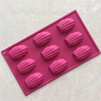 Siliconen Madeleine Cakevorm Cookie Tool Huishoudelijke Handgemaakte Release Molding Cookie Koekje Chocolade Bakken Tips