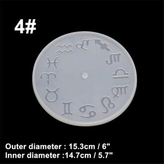 Siliconen Mal Klok Voor Sieraden Klok Hars Siliconen Mal Handgemaakte Tool Diy Epoxyhars Mallen Diy Accessoires 4