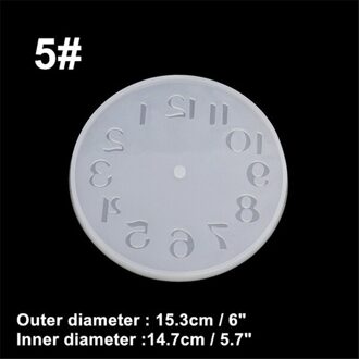 Siliconen Mal Klok Voor Sieraden Klok Hars Siliconen Mal Handgemaakte Tool Diy Epoxyhars Mallen Diy Accessoires 5