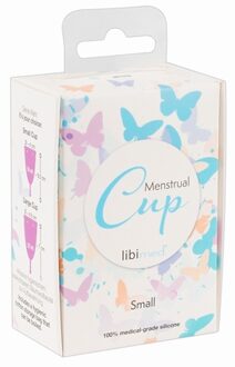 – Siliconen Menstruatie Cup van Medisch Kwaliteit Huidvriendelijk en Gemakkelijk in te Brengen – Klein – Paars