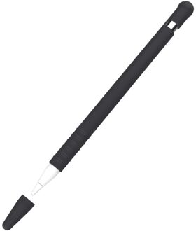 Siliconen Mouwen Cap Tip Cover Houder Tablet Touch Pen Stylus Pouch Sleeve Voor Apple Potlood 1 Generatie Case Voor Ipad potlood zwart