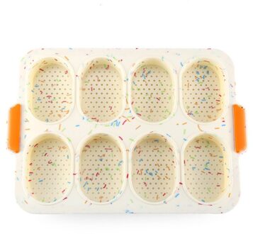Siliconen Non-stick Diy Baguette Pannen Voor Bakken Hamburger Broodjes Brood Maker Laden Mold Oven Vel Bakvormen Keuken Bakken gereedschap kleurrijk