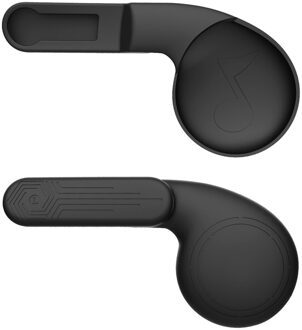 Siliconen Oorwarmers Voor Oculus Quest 2 Vr Accessoires Headset Ruisonderdrukking Oorbeschermers Enhancing Geluid Oplossing Voor Oculus Quest2 zwart