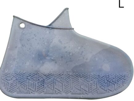 Siliconen Overschoenen Herbruikbare Waterdichte Schoenen Covers Regen Laarzen Antislip Covers HG99 zwart L
