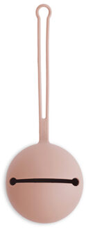 siliconen pacifier case - blush Roze