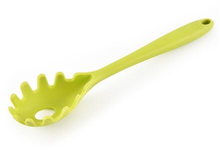 Siliconen Pasta Noodle Lepel Pasta Scoop Vergiet Noodle Spaghetti Pollepel Slot Lepel Nylon Vergiet Keuken Gadget Eco Vriendelijke groen