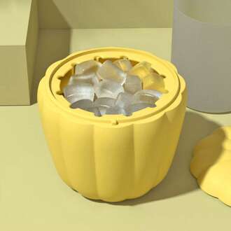 Siliconen Pompoen Ijsemmer Ice Tray Champagne Whisky Bier Ijs Cube Emmer Met Deksel