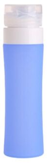 Siliconen Reizen Verpakking Fles Voor Lotion Shampoo Bad Container Voor Reizen Blauw