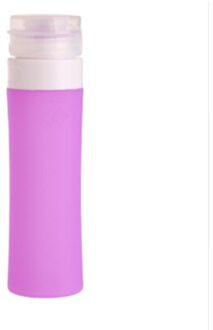 Siliconen Reizen Verpakking Fles Voor Lotion Shampoo Bad Container Voor Reizen Paars