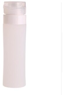 Siliconen Reizen Verpakking Fles Voor Lotion Shampoo Bad Container Voor Reizen wit