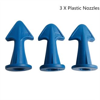 Siliconen Remover Kalefateren Finisher Kit Glad Schraper Grout Kit Tools Lijm Nozzle Cleaning Tegel Vuil Tool Spatel Lijm Schop blauw rubber mouths