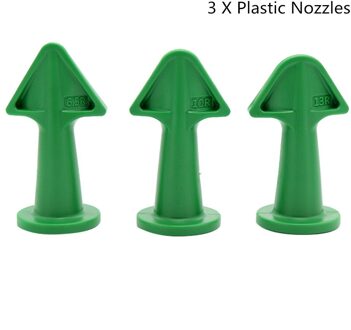 Siliconen Remover Kalefateren Finisher Kit Glad Schraper Grout Kit Tools Lijm Nozzle Cleaning Tegel Vuil Tool Spatel Lijm Schop groen rubber mouths