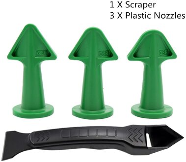 Siliconen Remover Kalefateren Finisher Kit Glad Schraper Grout Kit Tools Lijm Nozzle Cleaning Tegel Vuil Tool Spatel Lijm Schop MULTI