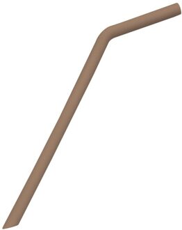 Siliconen Rietje met Drinkhoek - Veilig & Gemakkelijk voor Kinderen - Kaneelbruin Kaneelbruin / Bruin