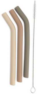 siliconen rietjes 3 stuks