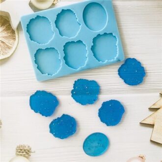 Siliconen Ronde Cellphone Socket Mold Ronde Resin Mold Voor Diy Crystal Casting Craft Maken Telefoon Grip Epoxy Mold Handwerk