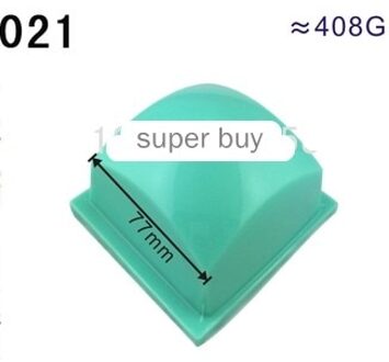 Siliconen rubber pad hoofd voor tampondrukmachine 77x77mm houten basis