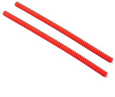 Siliconen Schroefdraad Hittebestendige Oven Rack Edge Protector Guard Cover Oven Anti Bar Willekeurige Kleur Rood