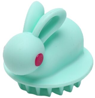 Siliconen Shampoo Hoofdhuid Haar Massager Head Body Hoofdhuid Massage Borstel Kam Haar Wassen Kam Douche Borstel Bad Spa Massage Borstel GN