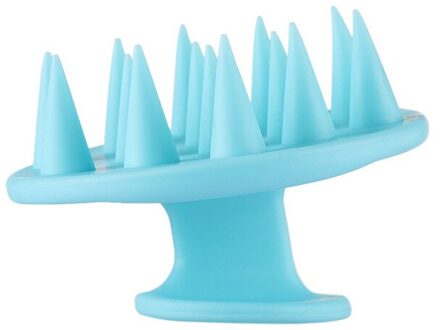 Siliconen Shampoo Hoofdhuid Haar Massager Shampoo Massage Kam Bad Massage Borstel Scalp Massager Douche Borstel Kam Care Tool groen