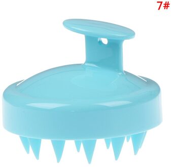 Siliconen Shampoo Hoofdhuid Massage Borstel Haar Wassen Kam Body Bad Spa Afslanken Massage Comfortabele Borstel Personeel Gezondheid 1Pc