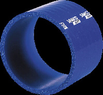 Siliconen Slang Lucht/water Ø51mm 75mm Recht Blauw