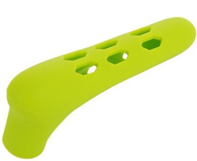 Siliconen Sleeve Kamer Deurklink Cartoon Baby Kind Crash Bescherming Suite Deur Pull Handvat Handschoenen Protector Woonaccessoires groen