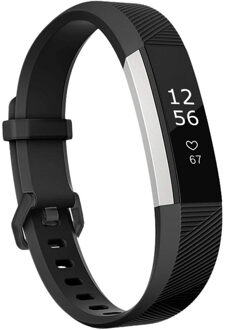 Siliconen Smartwatch Bandje Voor De Fitbit Alta (Hr),fitbit Alta - Zwart