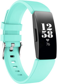 Siliconen Smartwatch Bandje Voor De Fitbit Inspire - Turquoise