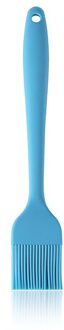 Siliconen Spatel Barbecue Borstel Koken Bbq Hittebestendige Olie Kruiderij Borstels Keuken Bar Cake Bakken Keuken Accessoires blauw