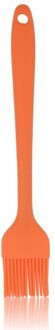 Siliconen Spatel Barbecue Borstel Koken Bbq Hittebestendige Olie Kruiderij Borstels Keuken Bar Cake Bakken Keuken Accessoires oranje