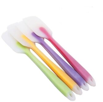 Siliconen Spatel Set Cookie Pastry Schraper Taart Bakken Spatel Spatel Food Grade Non Stick Boter Koken Tool Willekeurige Kleur