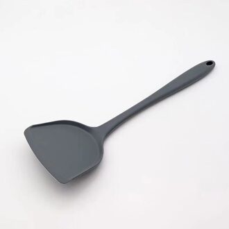 Siliconen Spatel Verdikking Siliconen Keukengerei Non-stick Doet Geen Pijn De Pot Koken Keuken grijs