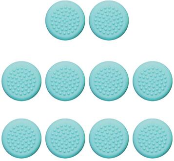 Siliconen Thumb Stick Grips Cover Caps Voor Oculus Quest 2 Vr Controller Thumbstick Caps Voor Oculus Quest 1 2 Rift S Vr Accessorie 10stk blauw
