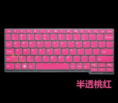 Siliconen Toetsenbord Cover Beschermer Huid Toetsenbord Voor Lenovo Miix4 Miix 700 S206 S210T K20-80 Yoga3 11S K3011W 11 12 inch roos