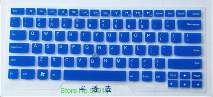 Siliconen toetsenbord cover Beschermer voor Lenovo IBM E430 E435 E431 E330 T430 L330 T430U blauw