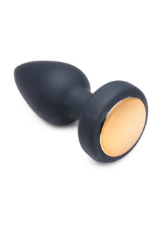 Siliconen Vibrerende LED Plug - Medium - Siliconen Vibrerende LED Plug - Medium