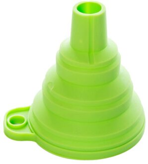 Siliconen Vouwen Trechters Keuken Accessoire Keuken Opvouwbare Trechter Mini Silicone Inklapbare Draagbare Gadget groen