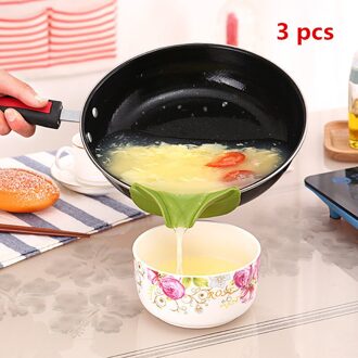 Siliconen Vouwen Trechters Keuken Gereedschap Keuken Accessoire Opvouwbare Trechter Mini Silicone Inklapbare Draagbare Trechter Leverancier 3stk